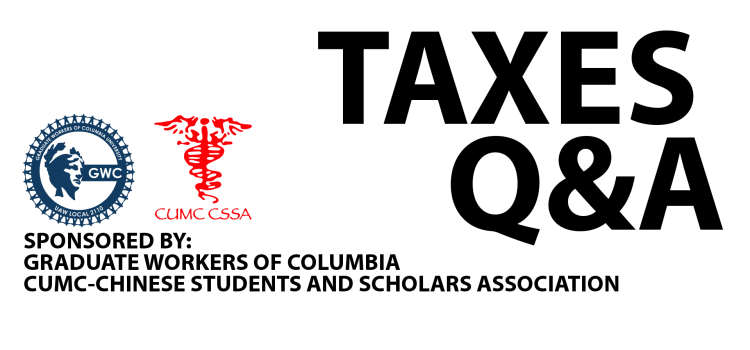 Taxes Q&A Workshop on Monday, March 28th!
