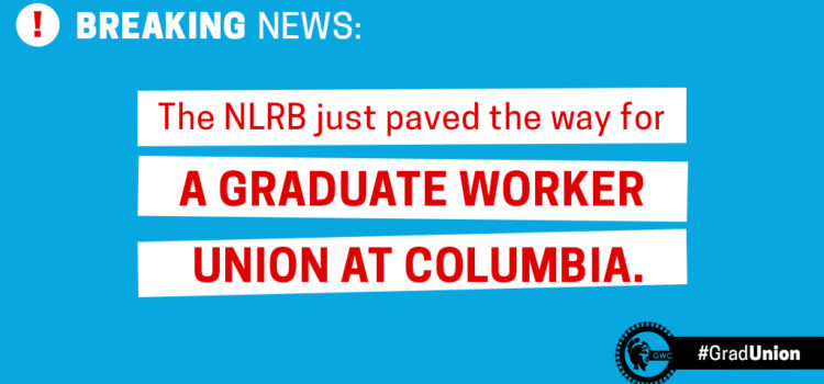 BREAKING: You’ve just won the right to a union!